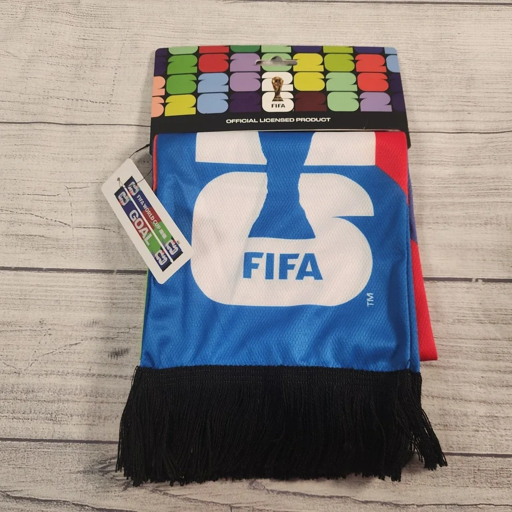 FIFA World Cup 2026 Official Licensed Soccer Scarf GOAL Fringe SCF26MC21